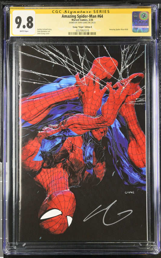AMAZING SPIDER-MAN #64 GIANG MEGACON EXCLUSIVE CGC SS 9.8. SIGNED BY JOHN GIANG