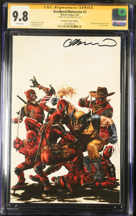 DEADPOOL / WOLVERINE #1 MEGACON EXCLUSIVE CGC SS 9.8. SIGNED BY LEE BERMEJO
