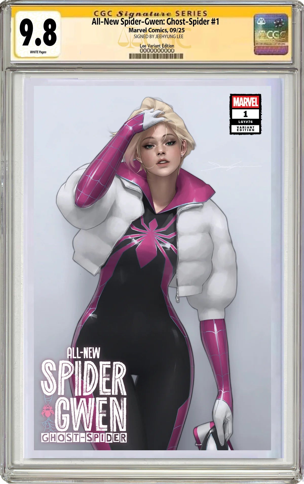 ALL-NEW SPIDER-GWEN GHOST-SPIDER #1 JEEHYUNG LEE FAN EXPO CHICAGO EXCLUSIVE