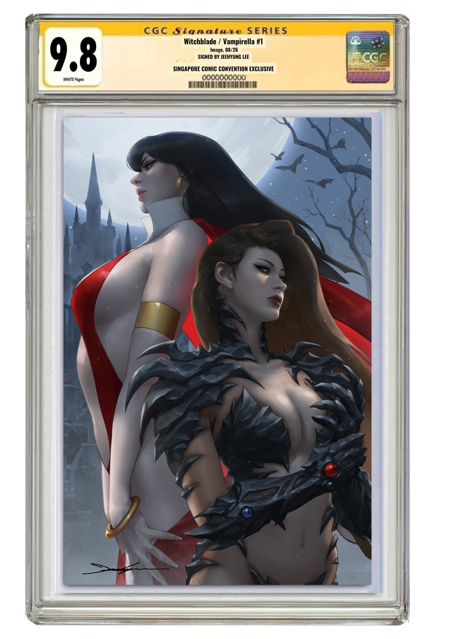WITCHBLADE / VAMPIRELLA #1 JEEHYUNG LEE EXCLUSIVE LTD 400 W NUMBERED COA