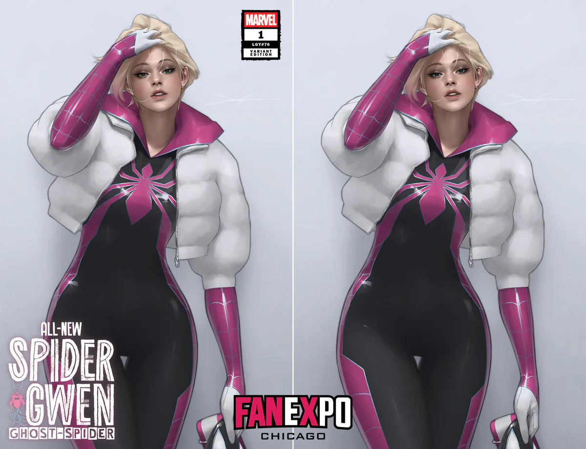 ALL-NEW SPIDER-GWEN GHOST-SPIDER #1 JEEHYUNG LEE FAN EXPO CHICAGO EXCLUSIVE