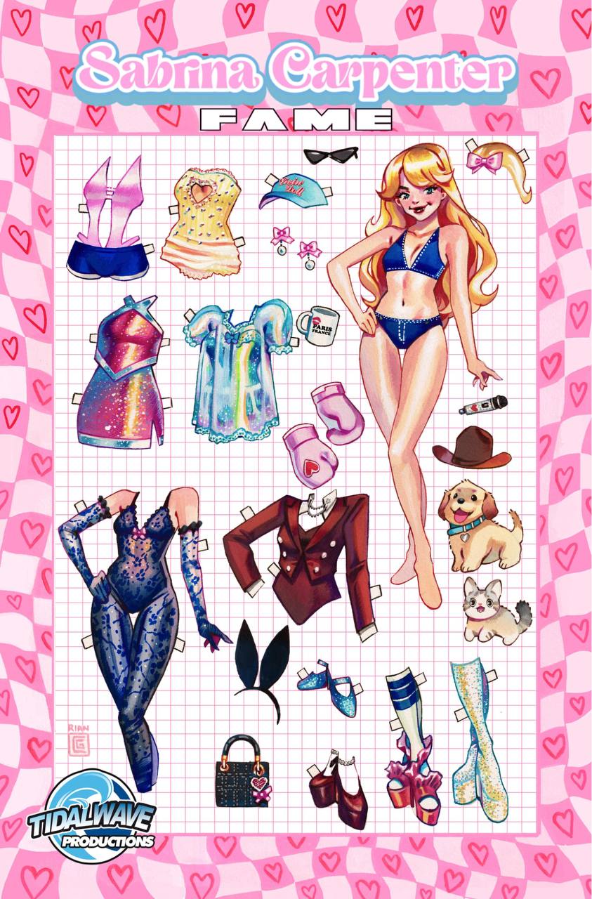 FAME : SABRINA CARPENTER - RIAN GONZALES SGCC EXCLUSIVE - LIMITED TO 100 w NUM COA