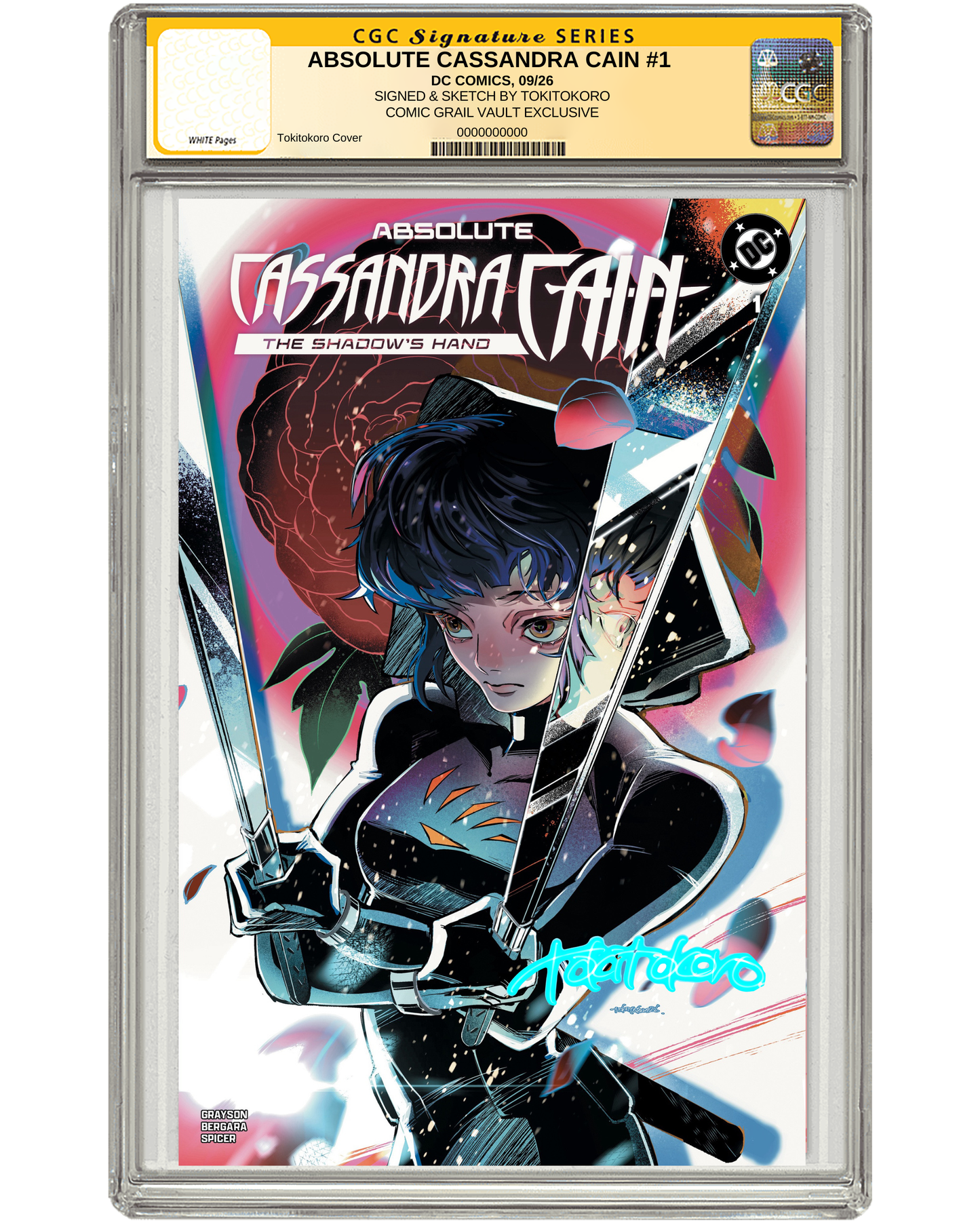 ABSOLUTE CASSANDRA CAIN #1 TOKITOKORO EXCLUSIVE