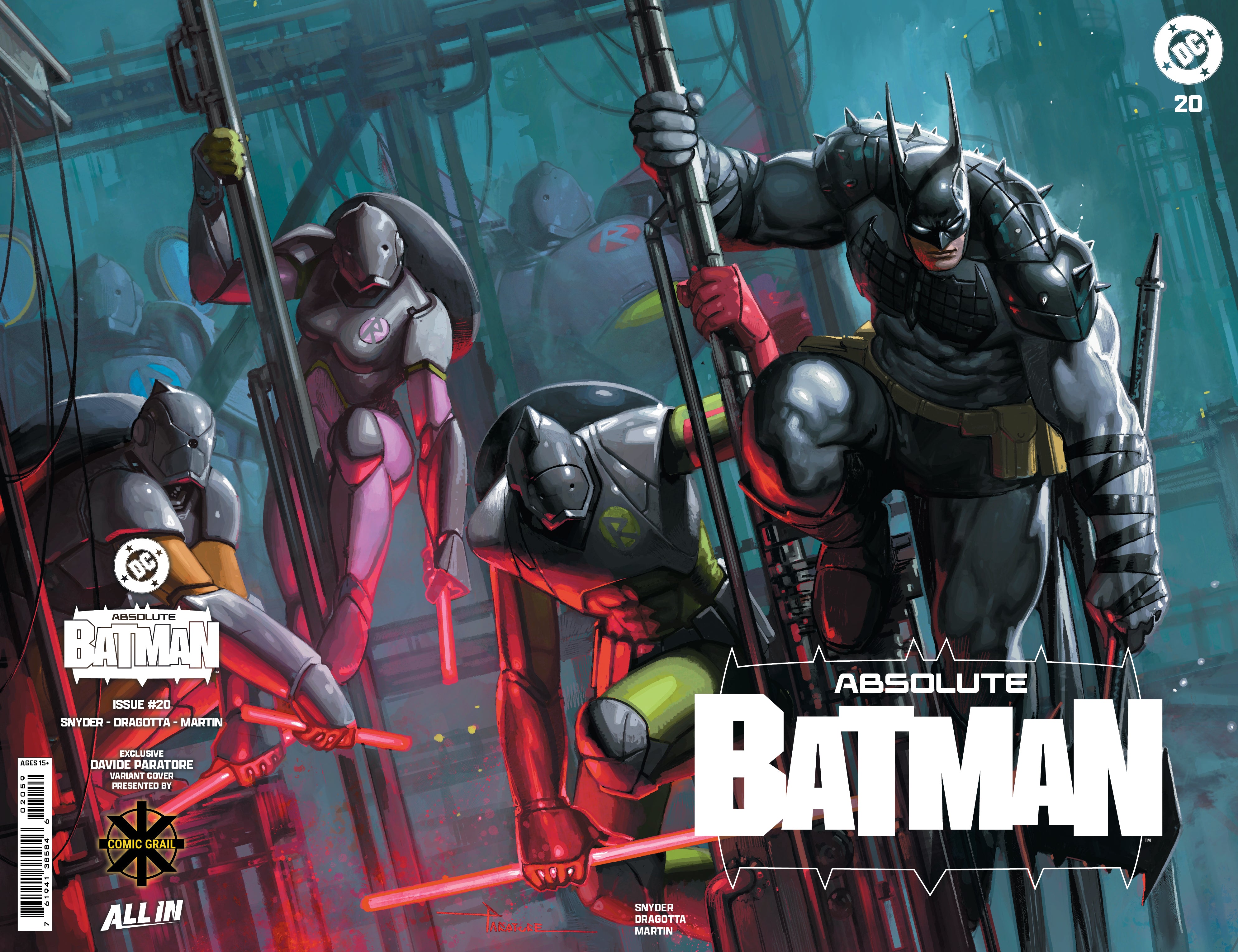 ABSOLUTE BATMAN #20 DAVIDE PARATORE EXCLUSIVE – Comic Grail Vault