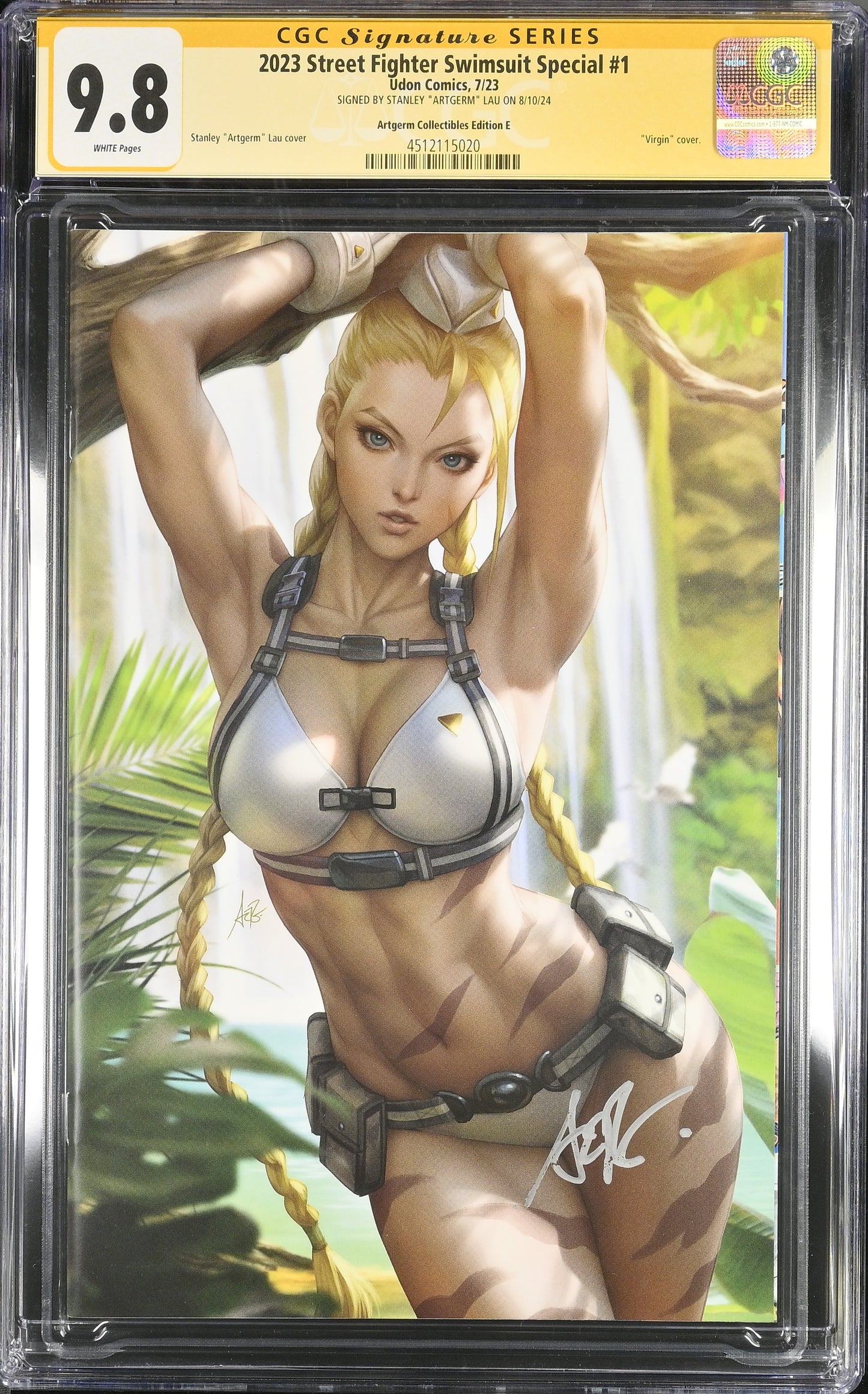 HEAT SEEKER: A GUN HONEY SERIES #1 CGC SS 9.8. SIGNED BY ARTGERM
