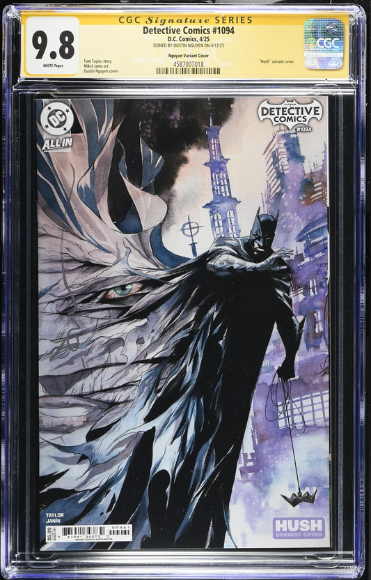 DETECTIVE COMICS #1094 CGC SS 9.8. SIGNED BY DUSTIN NGUYEN
