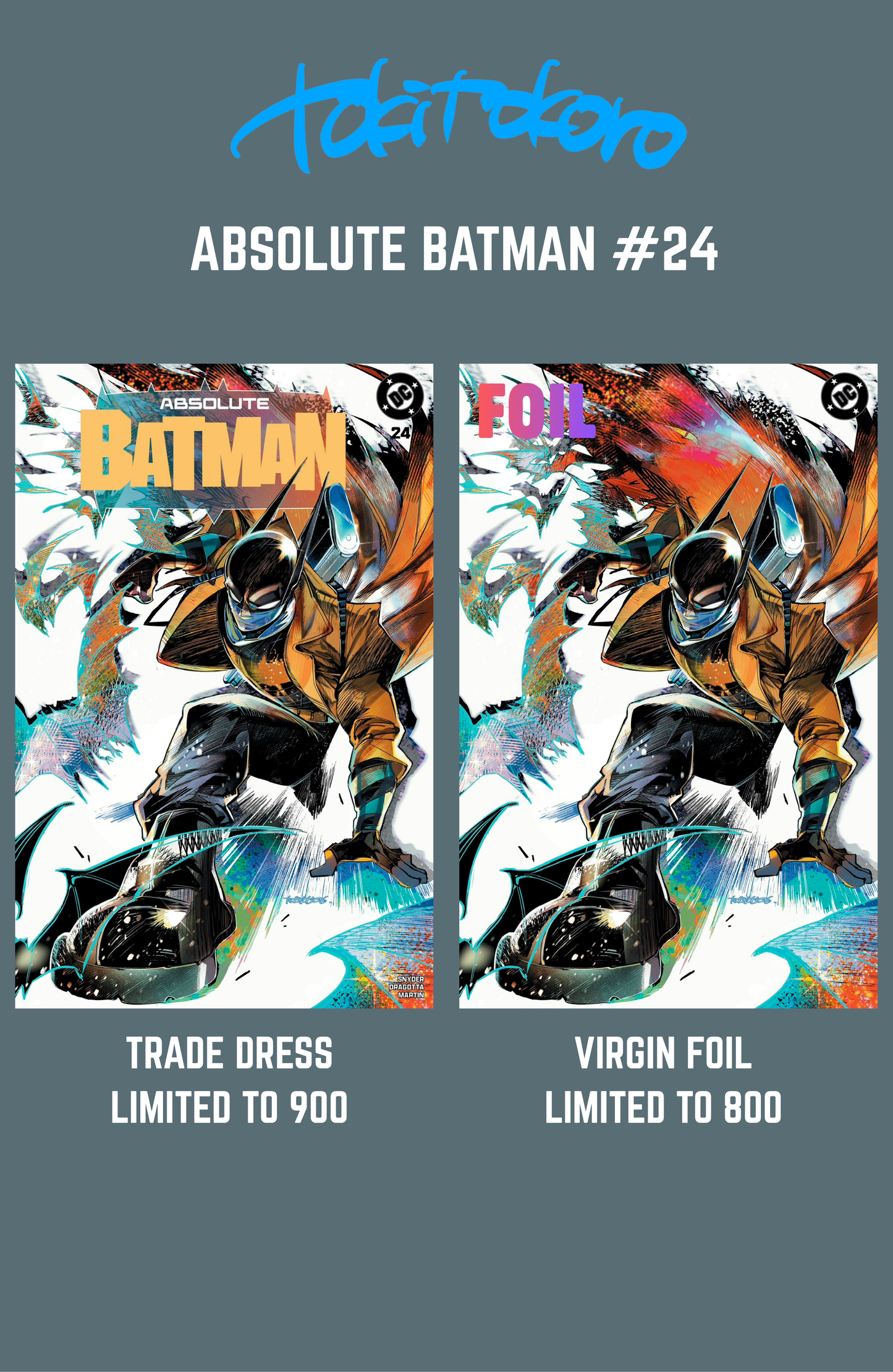 ABSOLUTE BATMAN #24 TOKITOKORO EXCLUSIVE