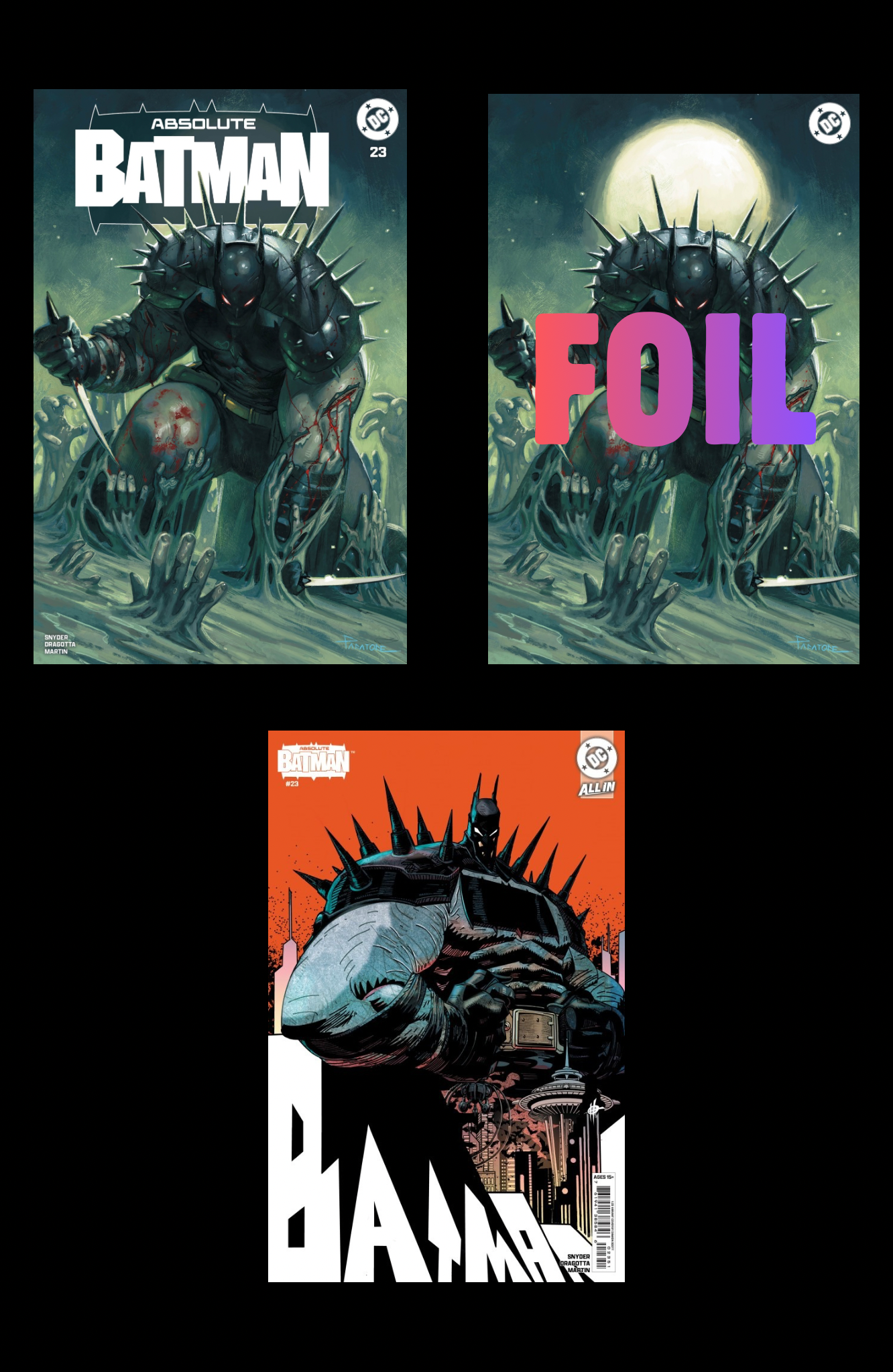 ABSOLUTE BATMAN #23 DAVIDE PARATORE EXCLUSIVE