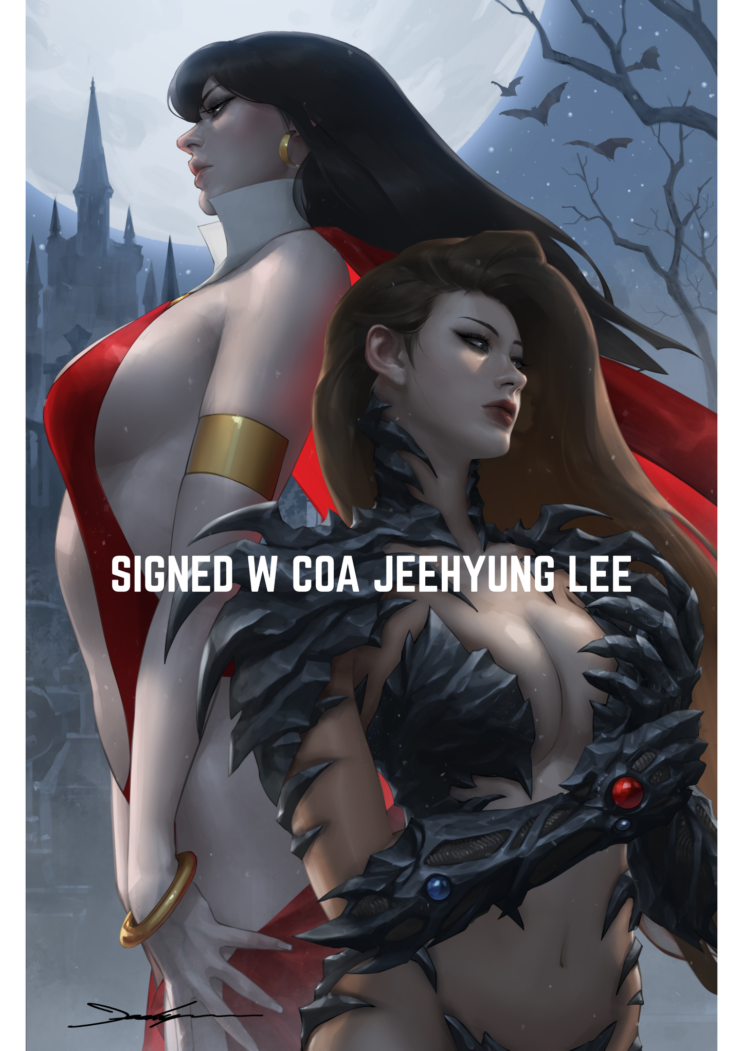 WITCHBLADE / VAMPIRELLA #1 JEEHYUNG LEE EXCLUSIVE LTD 400 W NUMBERED COA