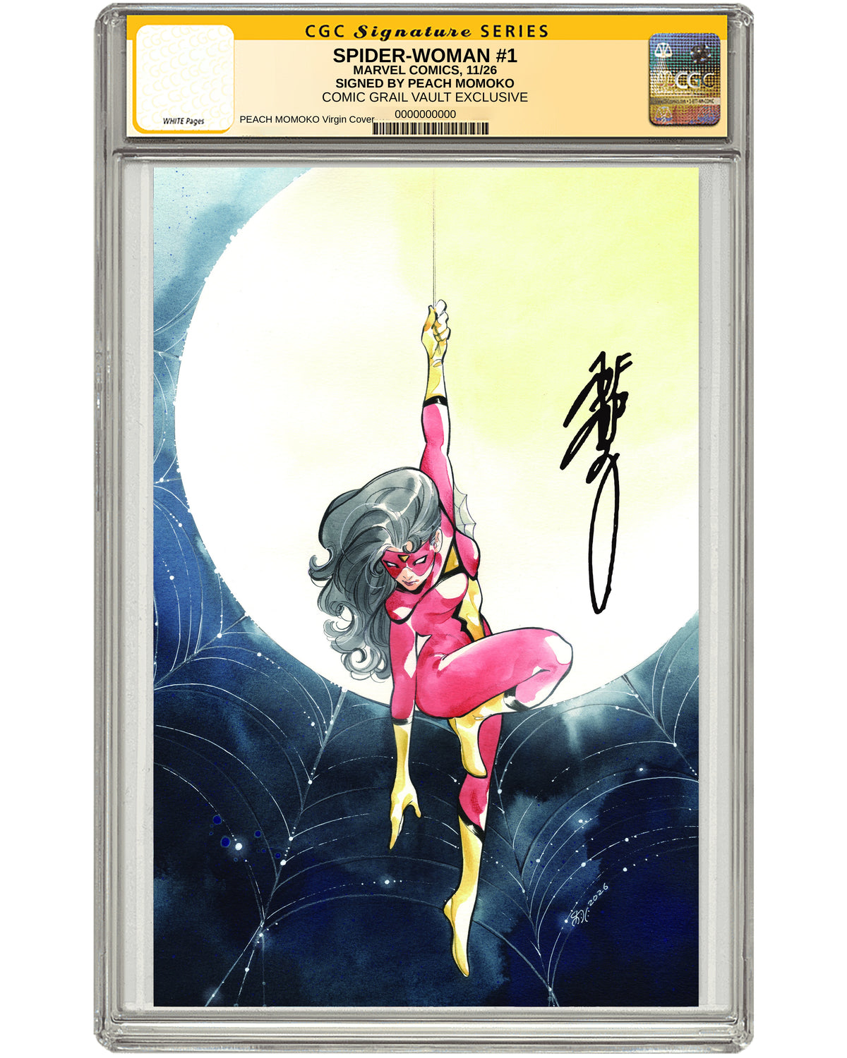 SPIDER-WOMAN #1 PEACH MOMOKO SGCC EXCLUSIVE