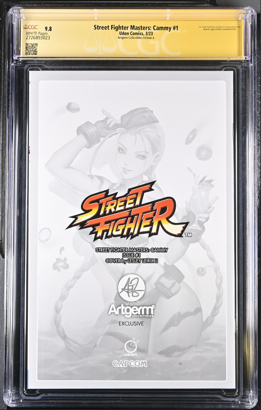 STREET FIGHTER MASTERS: CAMMY #01 LEIRIX EXCLUSIVE CGC SS 9.8