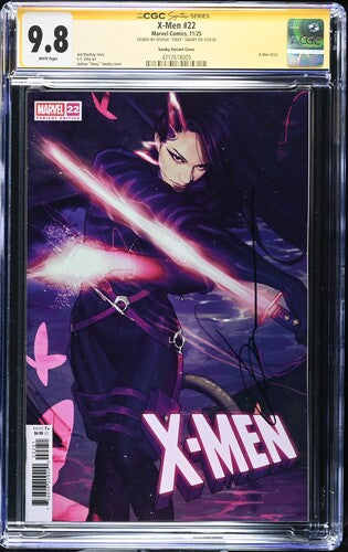 X-MEN #22 CGC SS 9.8. SIGNED BY JOSHUA 'SWAY' SWABY